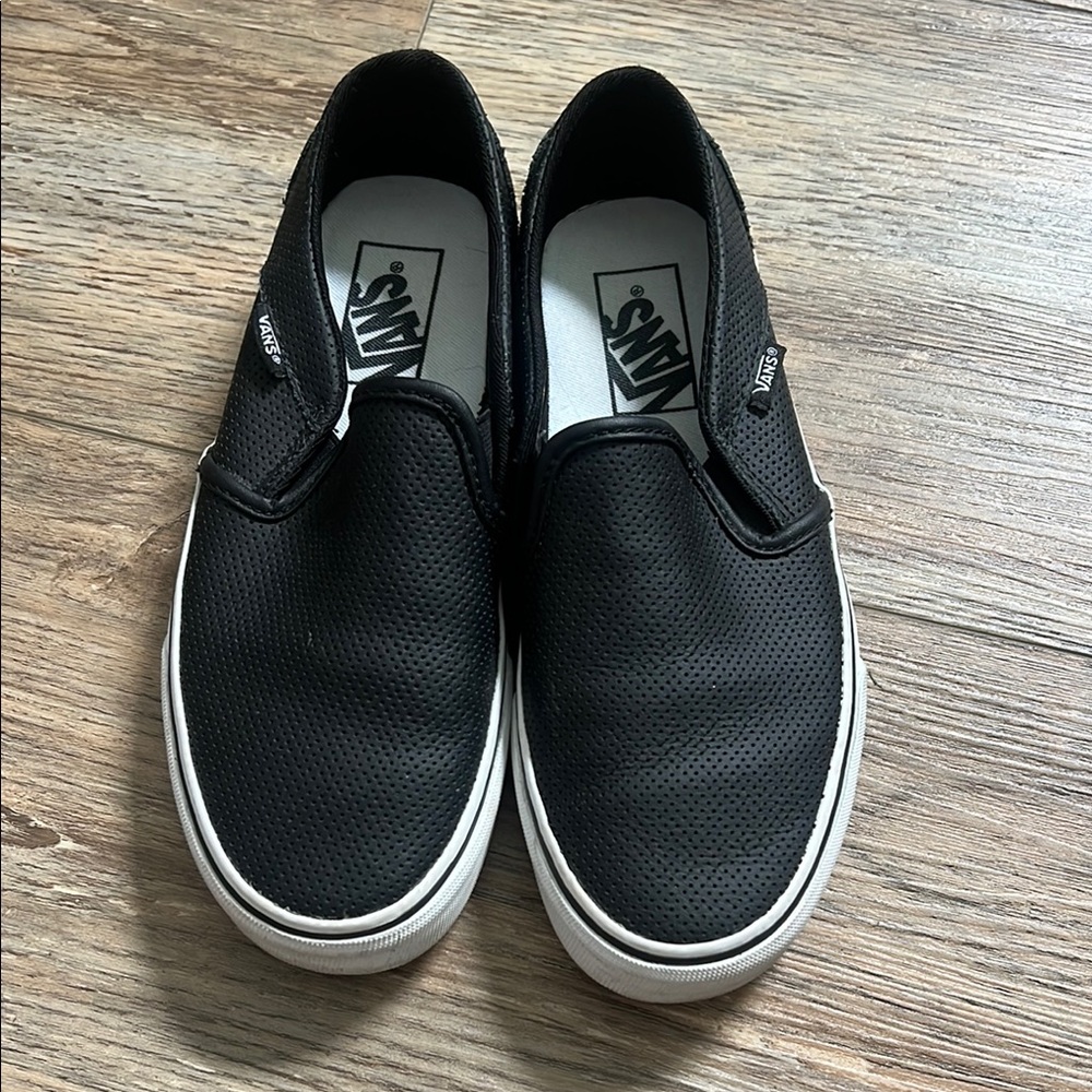 Black Slip-On Vans
